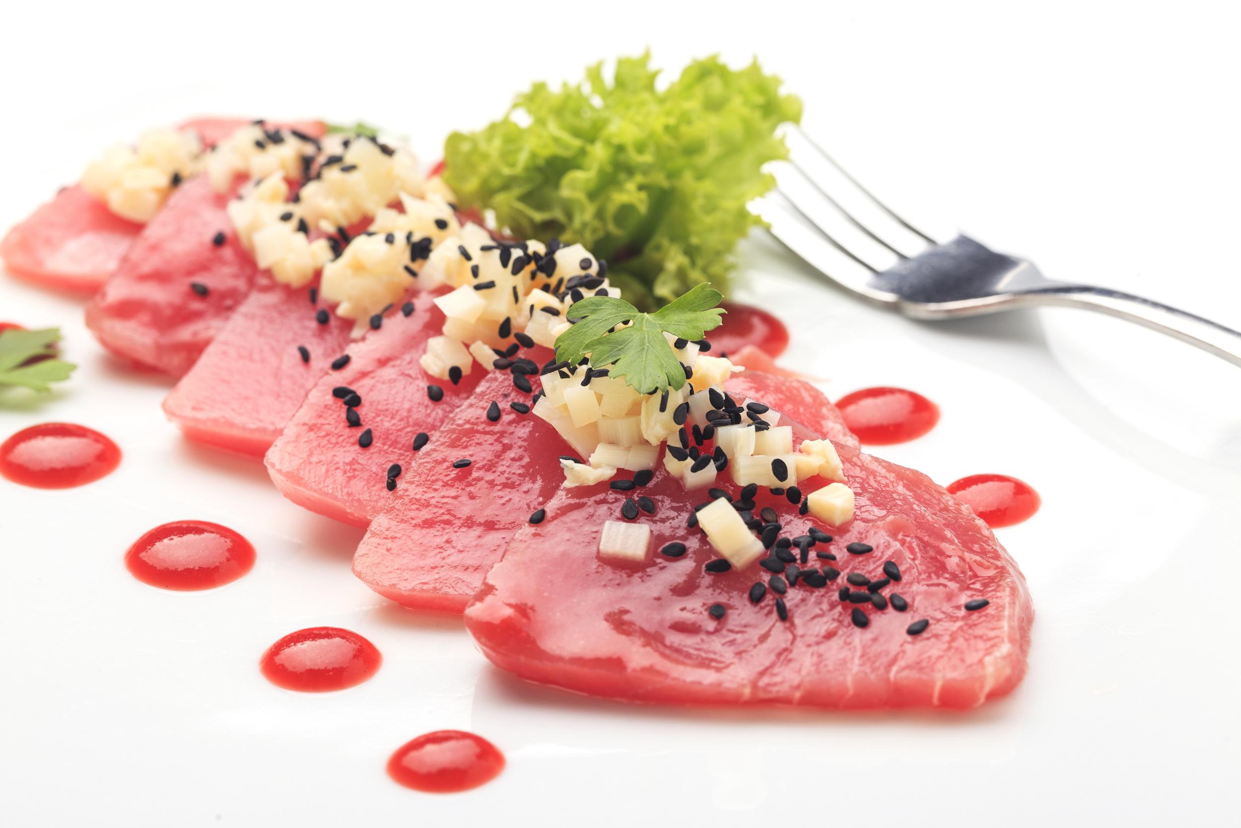 Hotel Regal Pacific Santiago Dış mekan fotoğraf Tuna sashimi